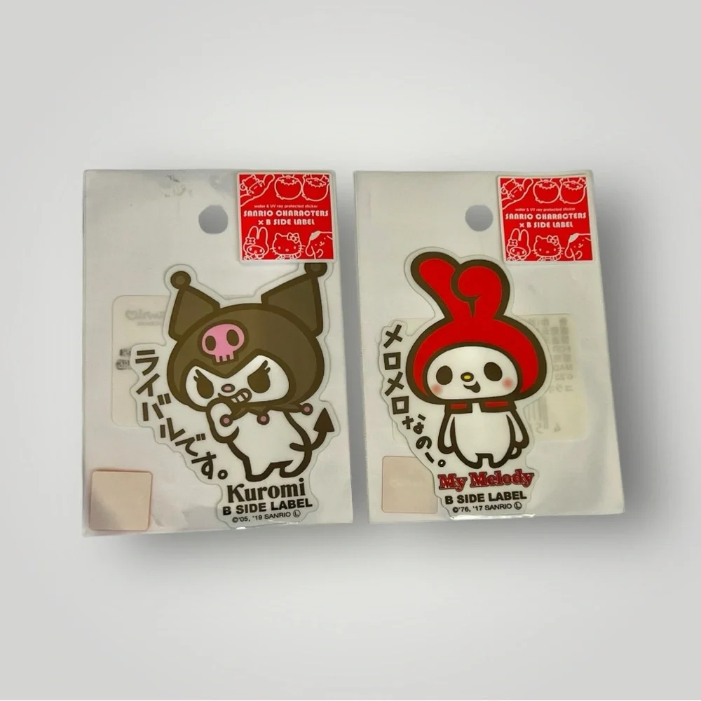 My Melody & Kuromi Kawaii Sanrio Collectible Sticker Set Japan NEW Free Shipping